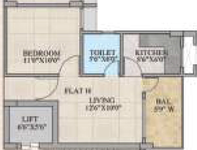1 BHK Flat in Haider City in Bariatu, Ranchi - Image 904821