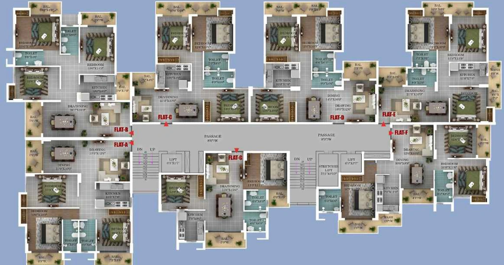 Floor Plan of Hritam Ram Rupa Height in Tupudana, Ranchi - Image 372821