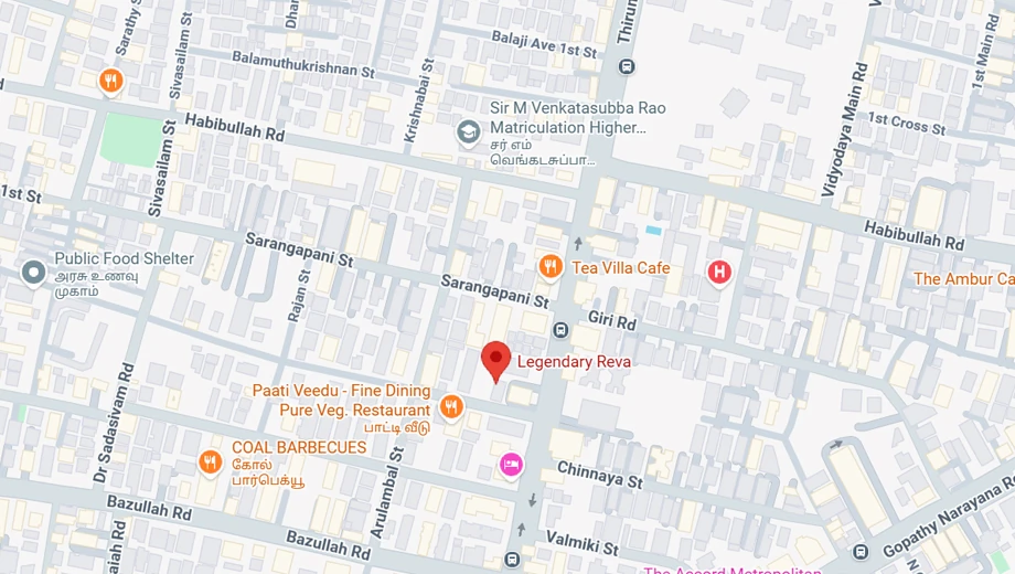 Location of Legendary Reva in T Nagar, Chennai - Image 373021