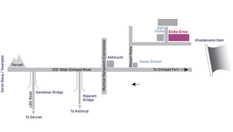 Location of Eisha Erica in Dhayari, Pune - Image 373514