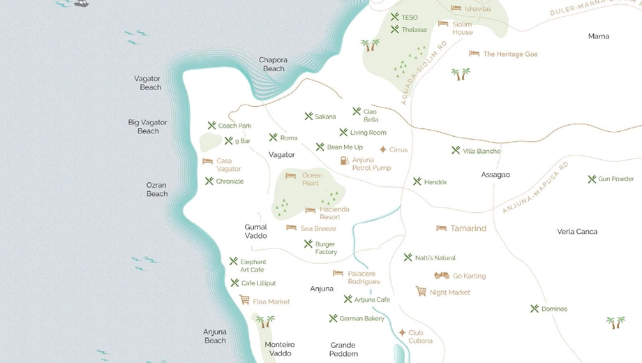 Location of Vianaar La Masseria in Siolim, Goa - Image 374766