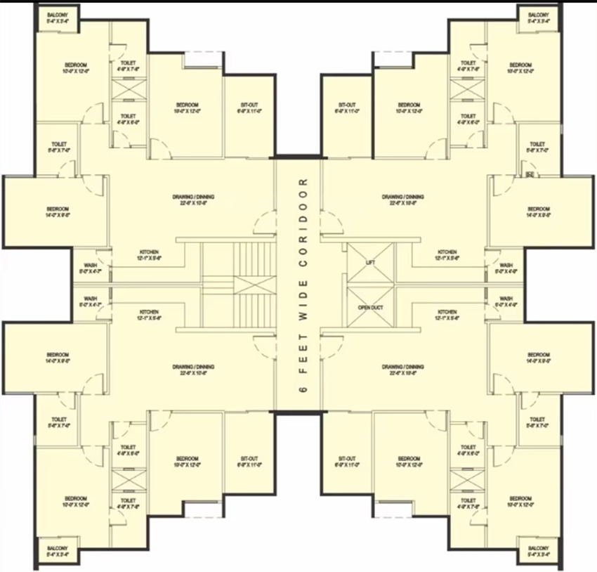 Floor Plan of Imperial Harmony in Katara Hills, Bhopal - Image 374567