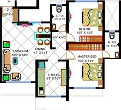2 BHK Flat in Avirahi Homes in Borivali West, Mumbai - Image 904920