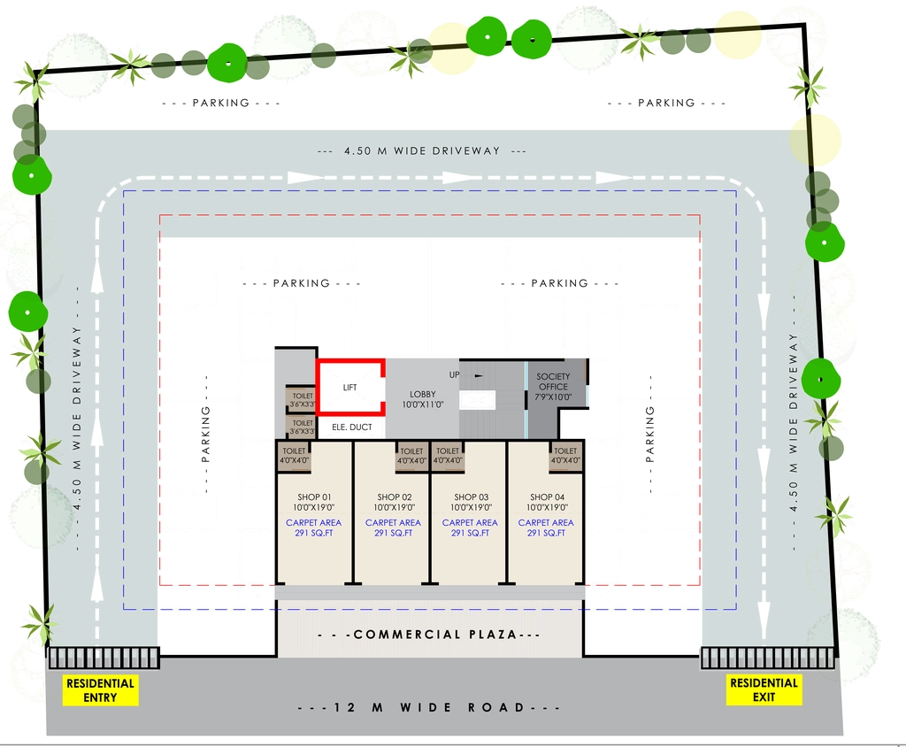 Master Plan of Commercial Suyog Siyona in Kiwale, Pune - Image 381293