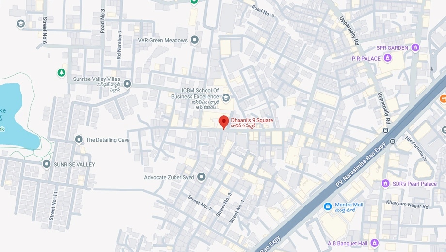 Location of Dhaani 9 Square in Upperpally, Hyderabad - Image 373698