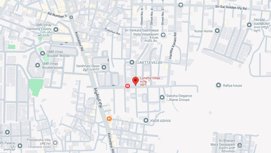 Location of Dhaatri Lunetta Villas in Bandlaguda Jagir, Hyderabad - Image 373723