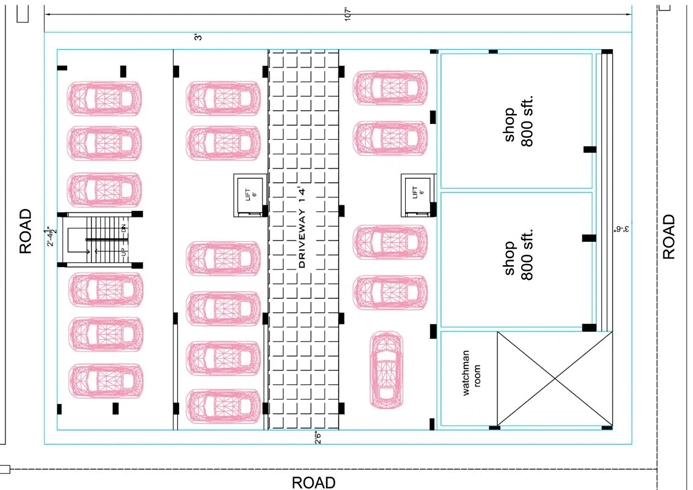 Master Plan of Mizaan Residency in Tolichowki, Hyderabad - Image 373738