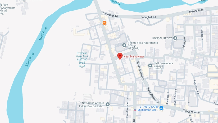 Location of Nath Manidweep in Upperpally, Hyderabad - Image 373755