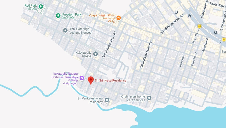 Location of Sri Sreenivasa Asha Residency in Attapur, Hyderabad - Image 373898