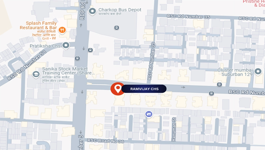 Location of Charkop Ramvijay CHS - Image 378930