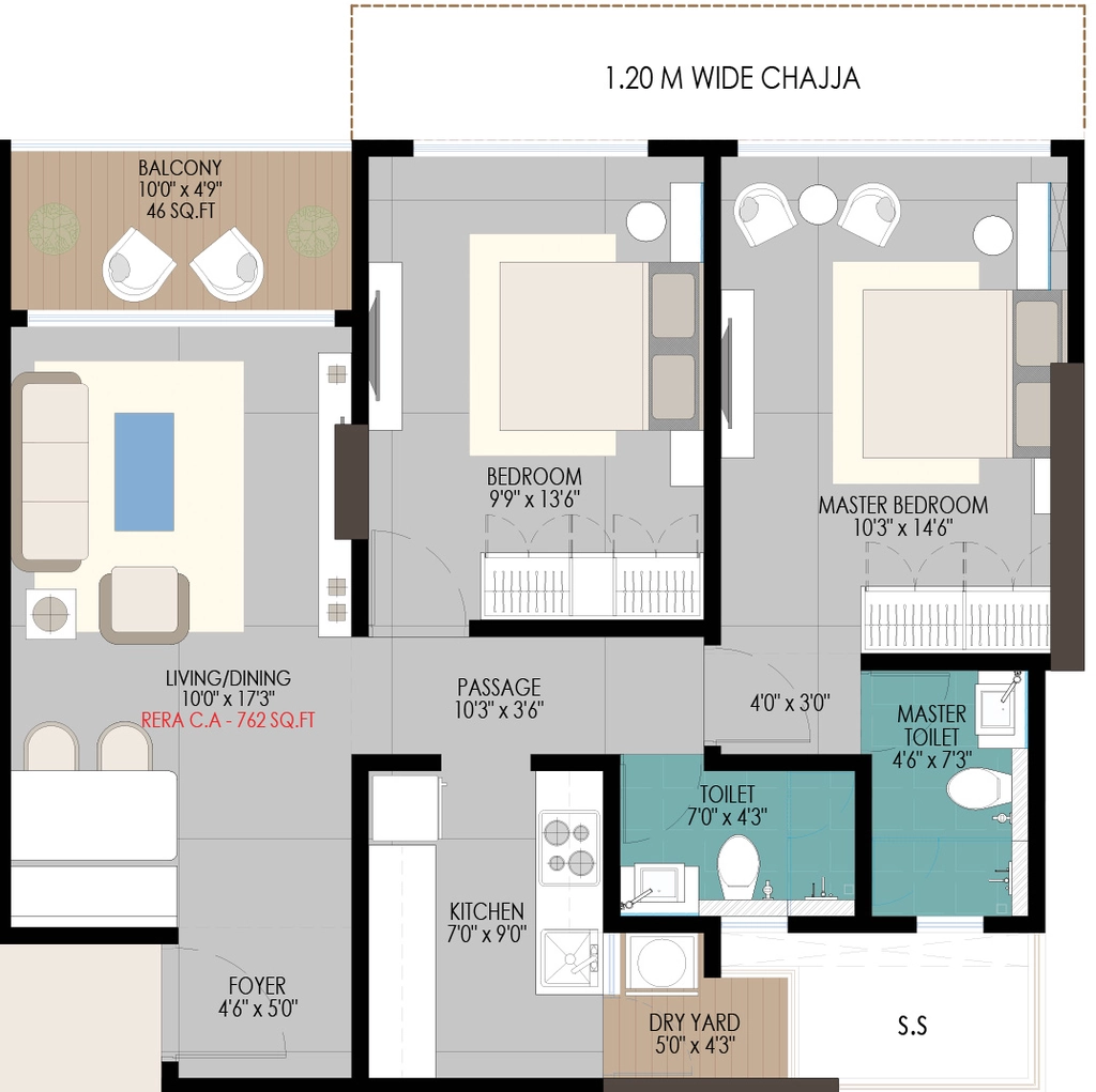 2 BHK Flat in Shivani Rudram in Kandivali West, Mumbai - Image 905153