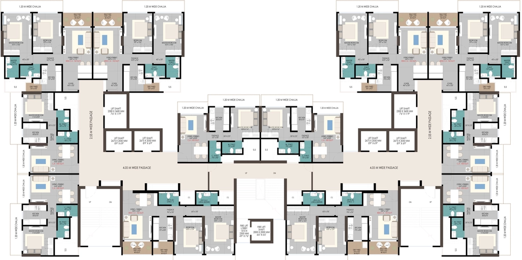 Floor Plan of Shivani Rudram in Kandivali West, Mumbai - Image 373524