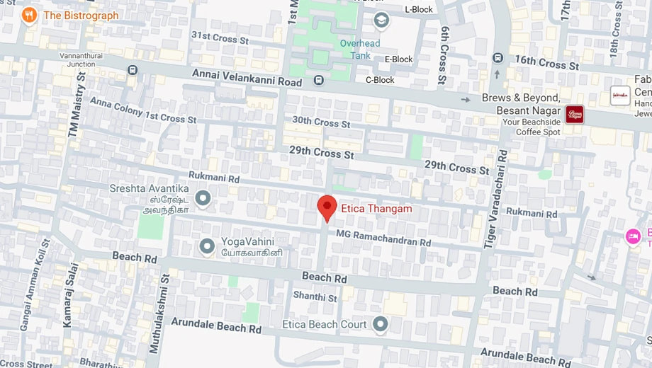 Location of Etica Thangam in Besant Nagar, Chennai - Image 373111