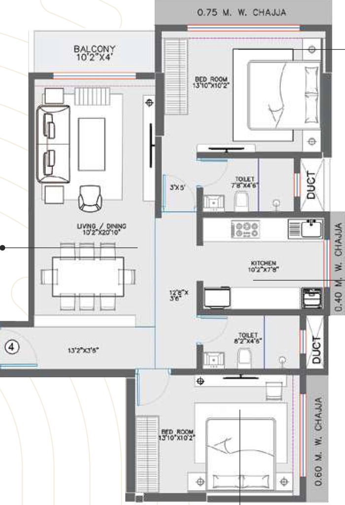 2 BHK Flat in Modirealty Rudraksh in Kandivali West, Mumbai - Image 907566