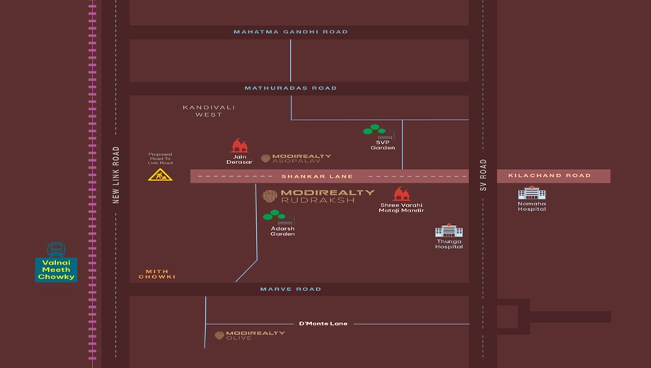 Location of Modirealty Rudraksh - Image 378948