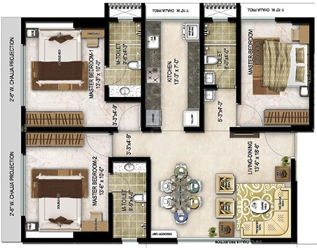 3 BHK Flat in Geopreneur Casa Castello in Borivali West, Mumbai - Image 904933