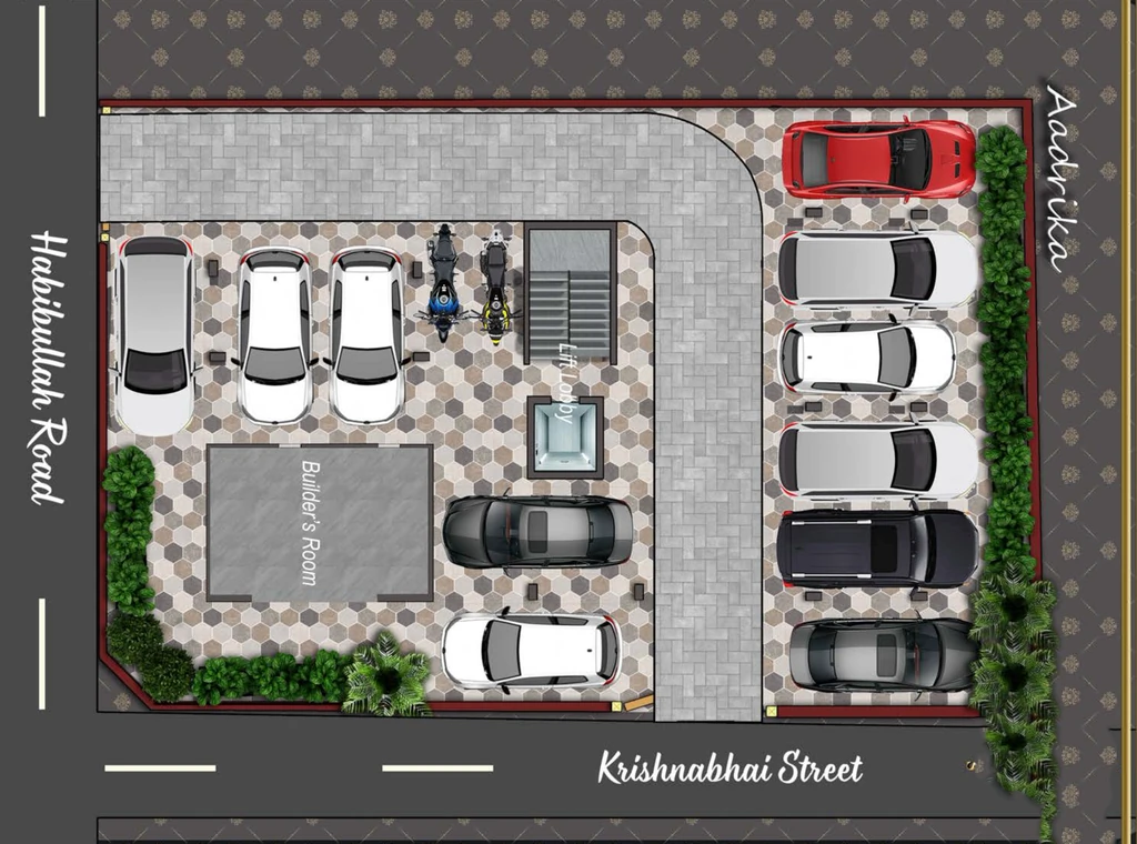 Master Plan of SBA Aadrika in T Nagar, Chennai - Image 373130