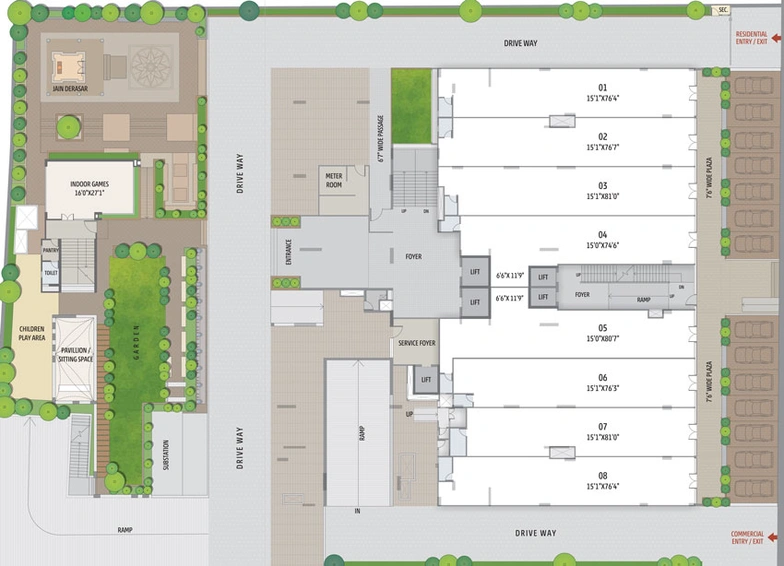 Master Plan of Shivalik Enclave in Shahibaug, Ahmedabad - Image 22012