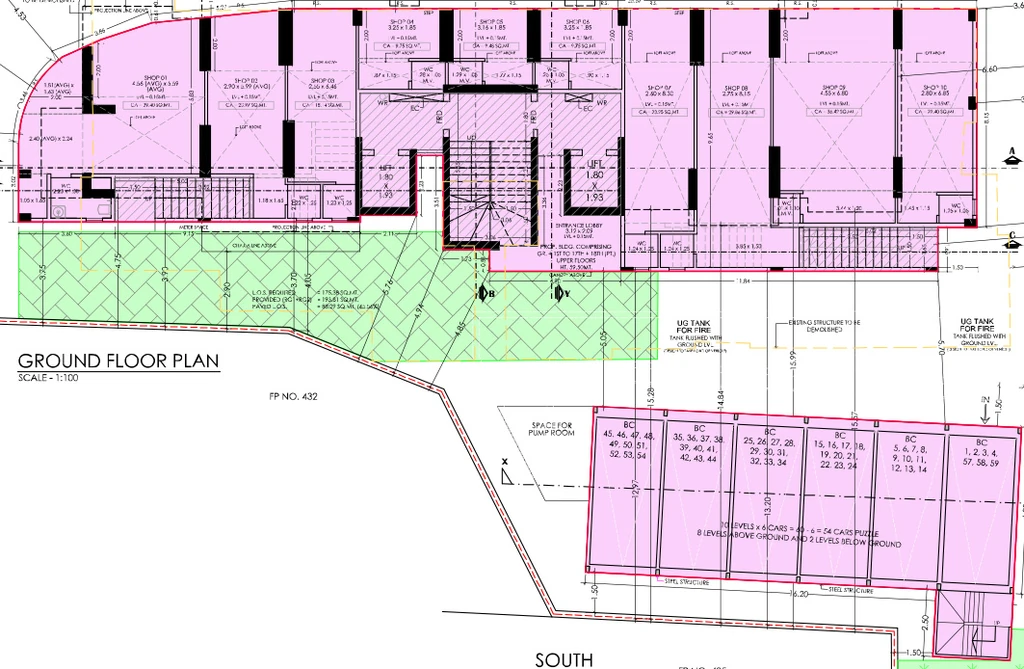Floor Plan of Commericl RD Aurum in Borivali West, Mumbai - Image 373404
