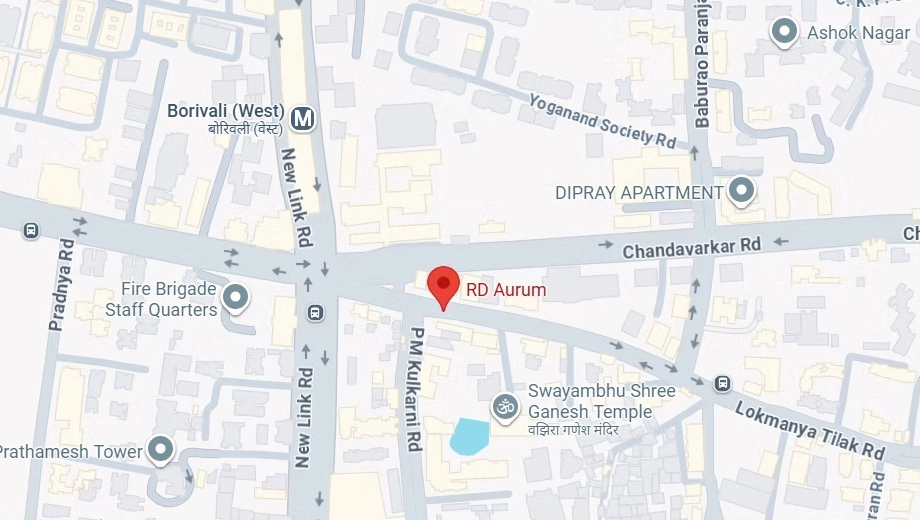 Location of Commericl RD Aurum in Borivali West, Mumbai - Image 373401