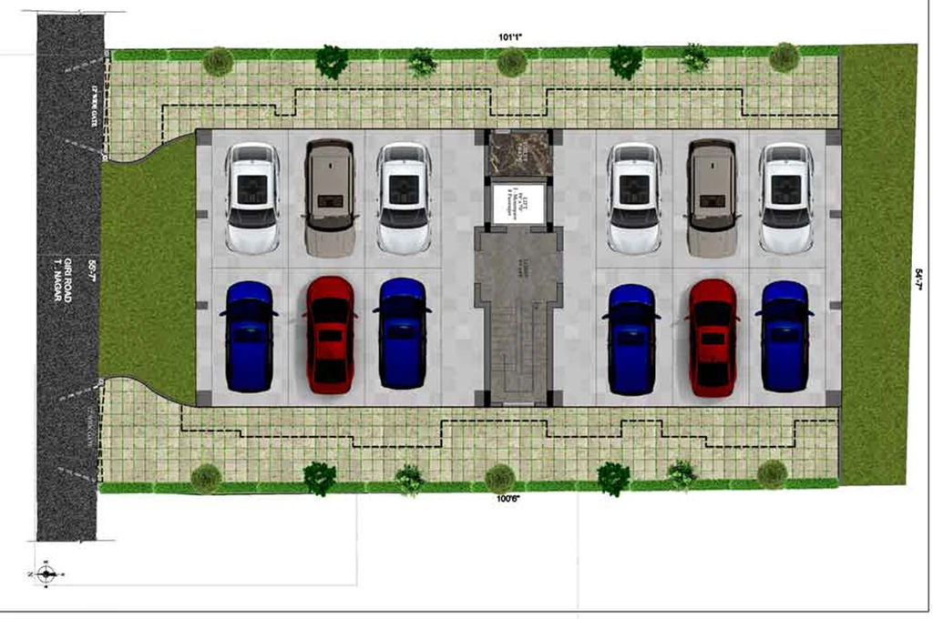Master Plan of Ramaniyam Malola Kripa in T Nagar, Chennai - Image 373162