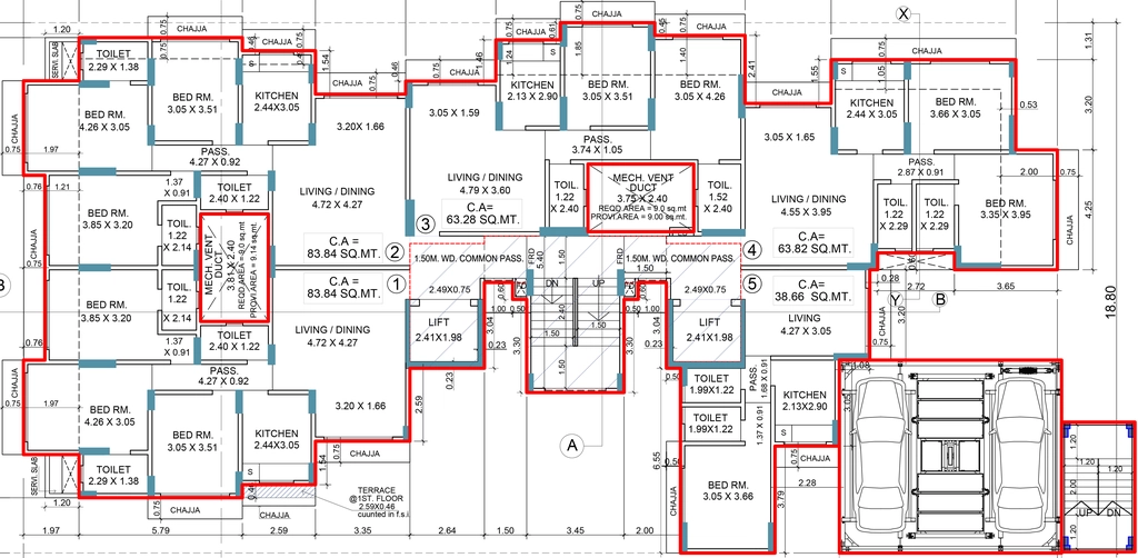 Floor Plan of Romell Shraddha in Borivali West, Mumbai - Image 373411