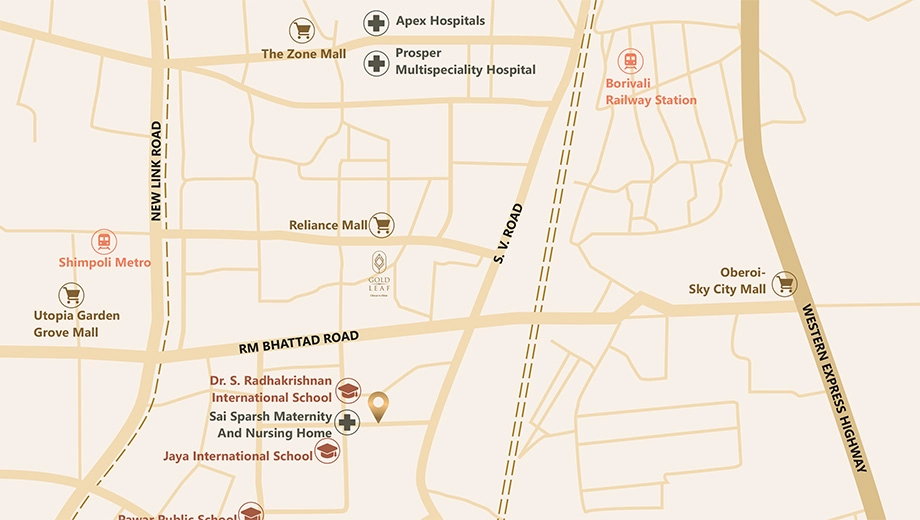 Location of Shelaji Gold Leaf in Borivali West, Mumbai - Image 373420