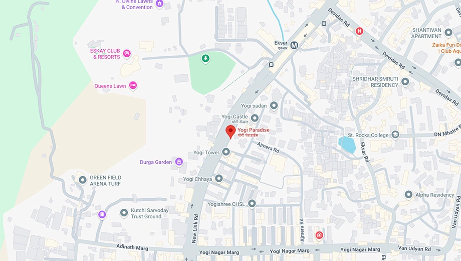Location of Yogi Paradise in Borivali West, Mumbai - Image 373500