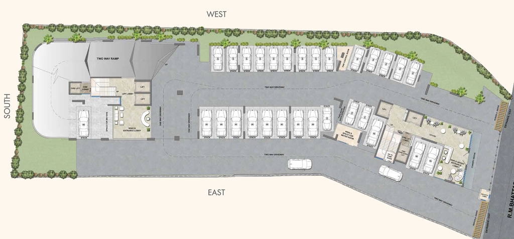 Master Plan of Ossia The Signature Tower in Borivali West, Mumbai - Image 373361