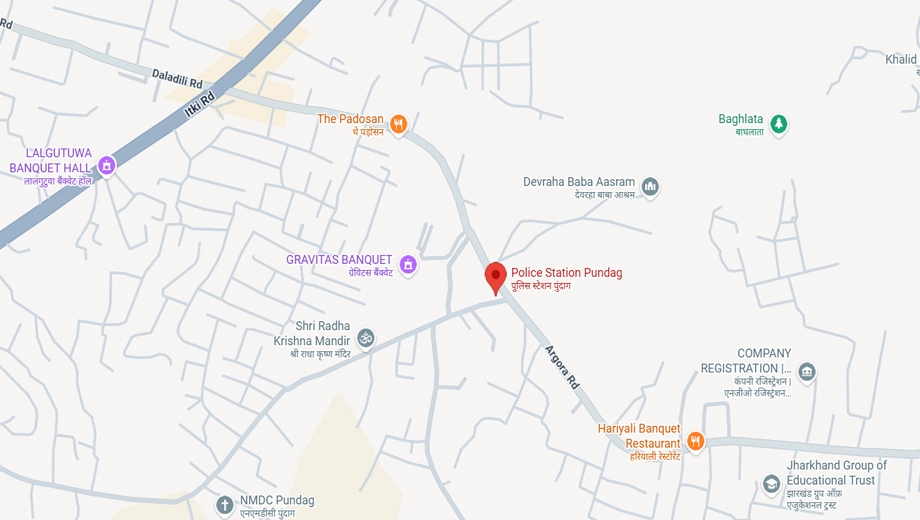 Location of Global Surya Enclave in Pundag, Ranchi - Image 373238