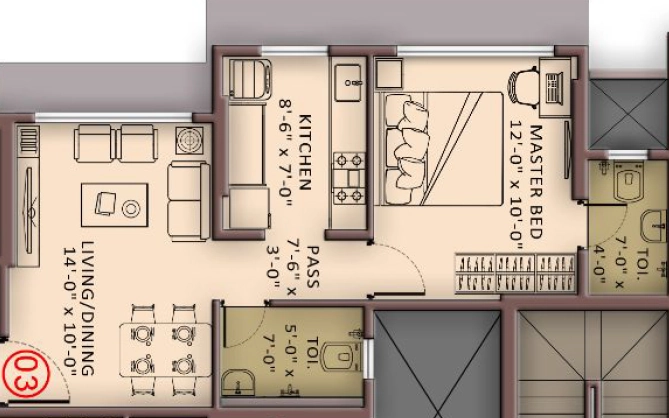 1 BHK Flat in Charkop 1 Abhilasha CHSL in Kandivali West, Mumbai - Image 907574