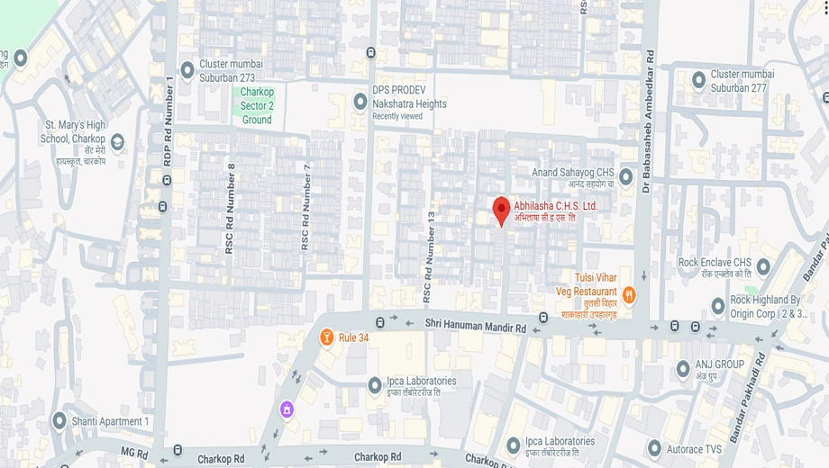 Location of Charkop 1 Abhilasha CHSL - Image 378954