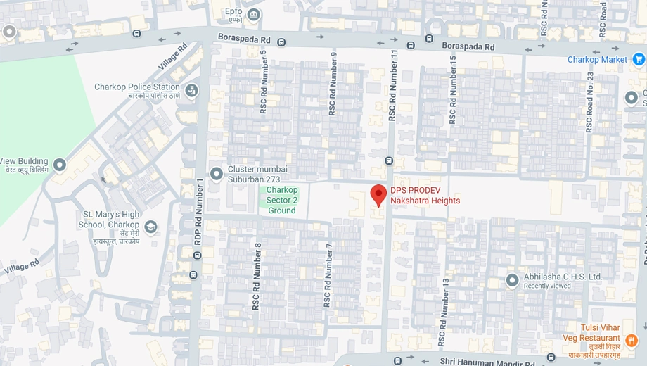 Location of DPS Nakshatra Heights in Kandivali West, Mumbai - Image 378963