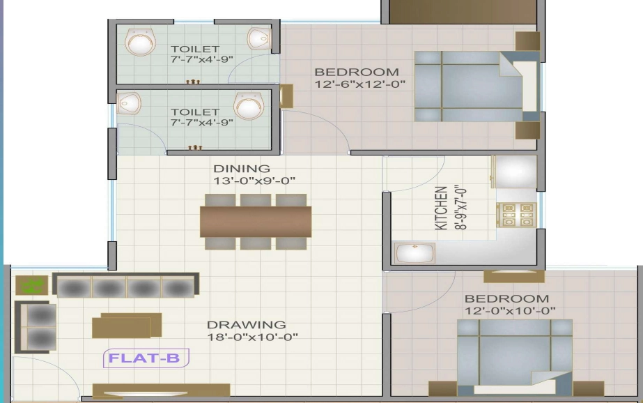 2 BHK Flat in Balaji Enclave in Bariatu, Ranchi - Image 905007