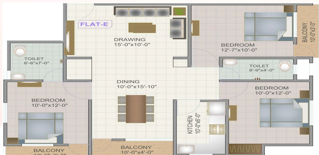 3 BHK Flat in Balaji Enclave in Bariatu, Ranchi - Image 905010
