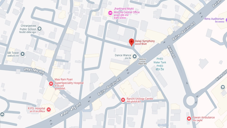Location of Balaji Symphony in Bariatu, Ranchi - Image 373341