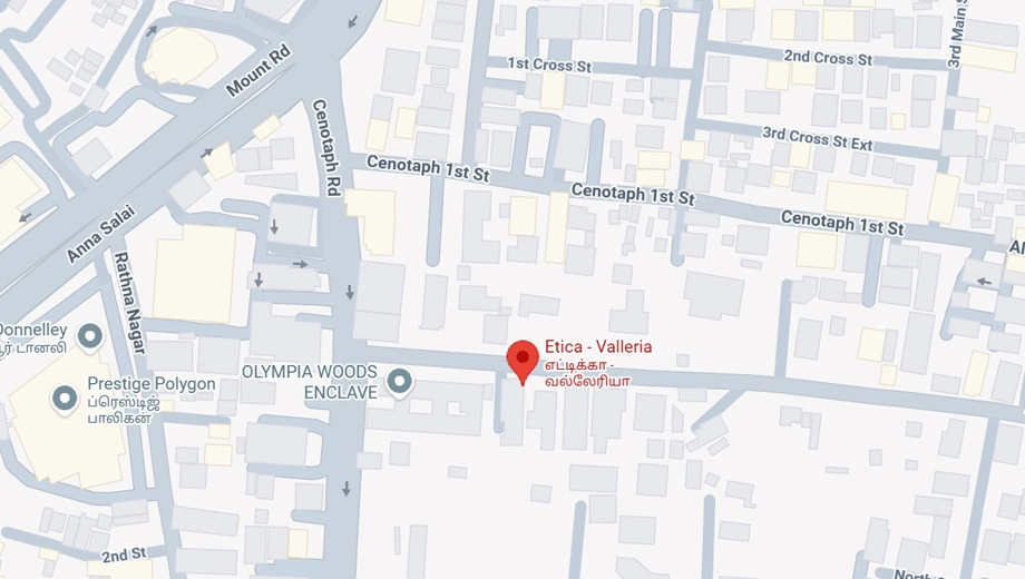 Location of Etica Valleria in Alwarpet, Chennai - Image 373366