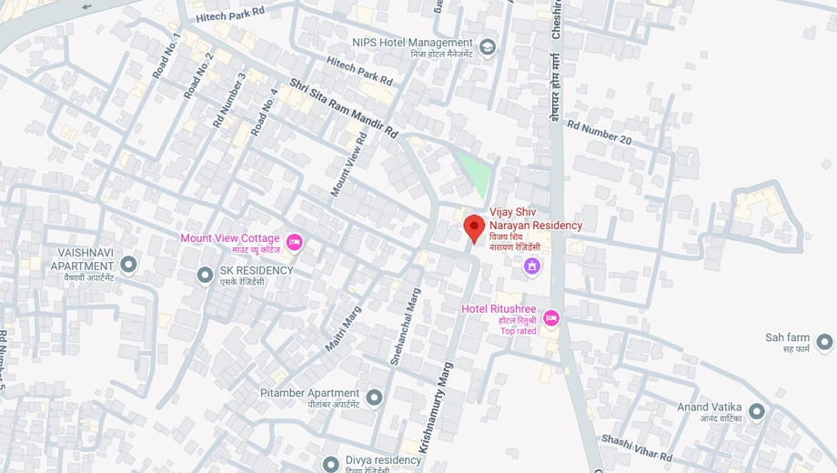Location of BKA Vijay Shiv Narayan Residency in Bariatu, Ranchi - Image 373439