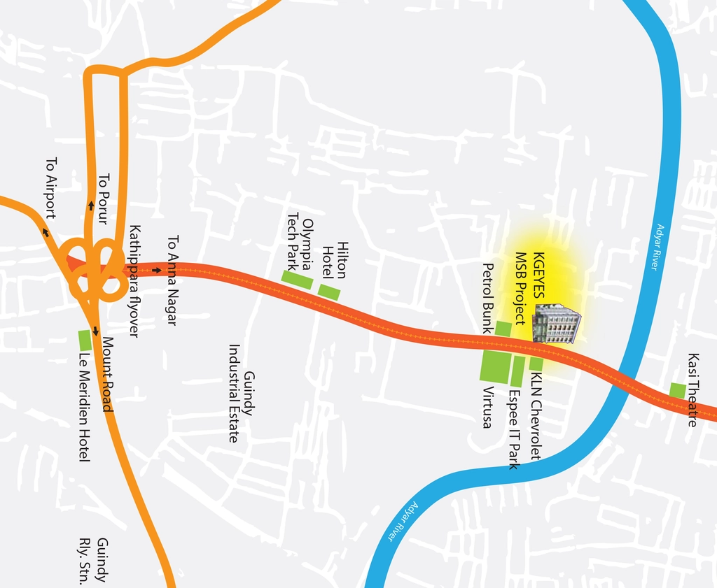 Location of Kgeyes Padmalayam in Nandambakkam, Chennai - Image 373536