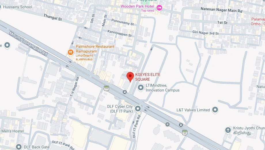 Location of Kgeyes Elite Square in Ramapuram, Chennai - Image 373568