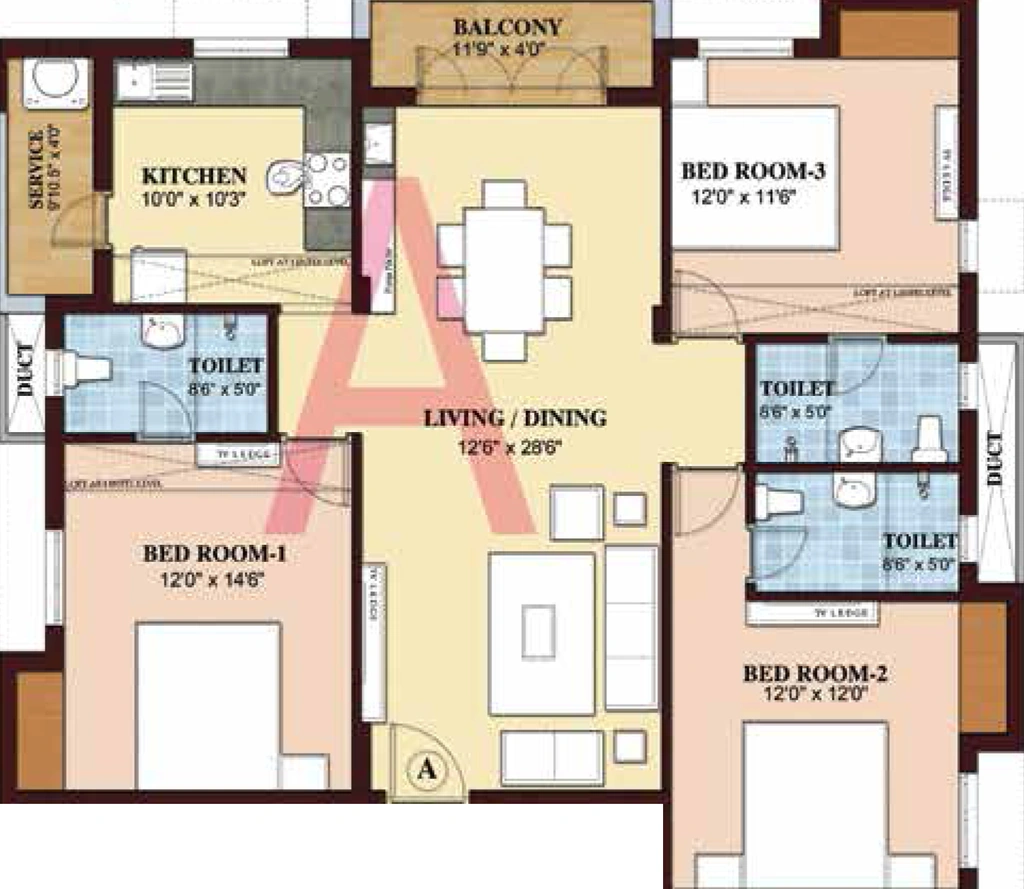 3 BHK Flat in Kgeyes KK Nagar in KK Nagar, Chennai - Image 905187