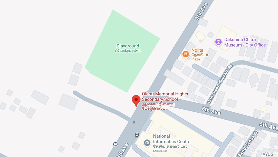 Location of Kgeyes 6th Avenue in Besant Nagar, Chennai - Image 373594