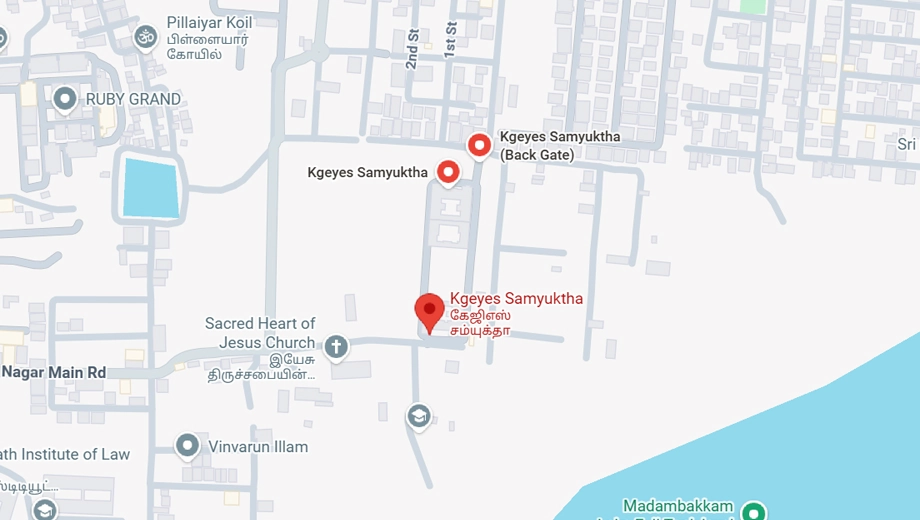 Location of Kgeyes Samyuktha in Madambakkam, Chennai - Image 373613