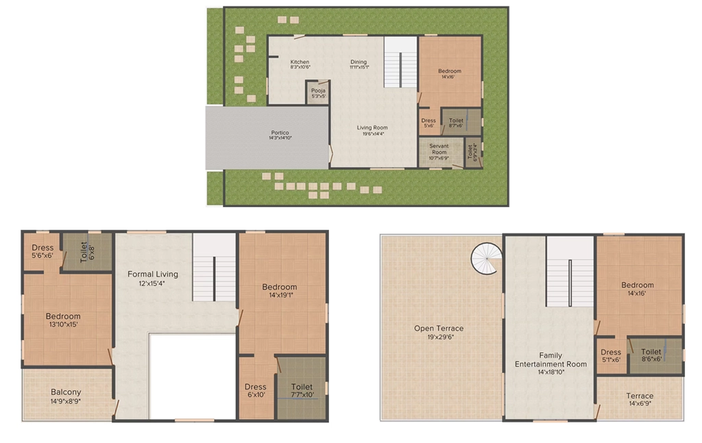 4 BHK House/Villa in Sunrise Valley in Upperpally, Hyderabad - Image 905275