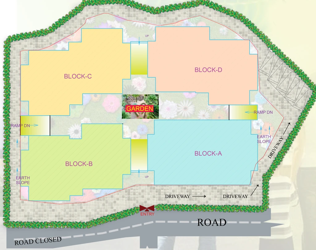 Master Plan of Divya Rajani Apartment in Hesag, Ranchi - Image 373642