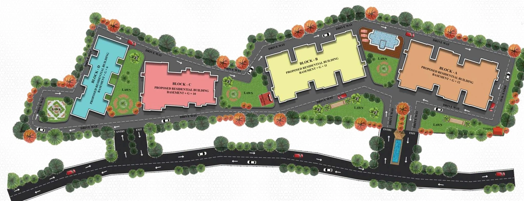 Master Plan of Newqonetic Basargarh Heritage in Hesag, Ranchi - Image 373714