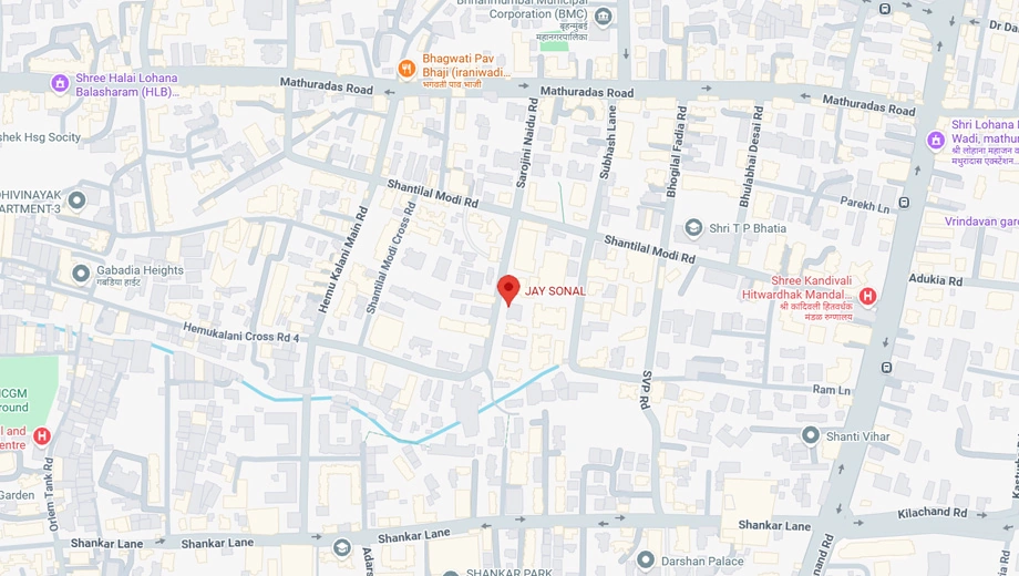 Location of TGV Jay Sonal CHS in Kandivali West, Mumbai - Image 373843
