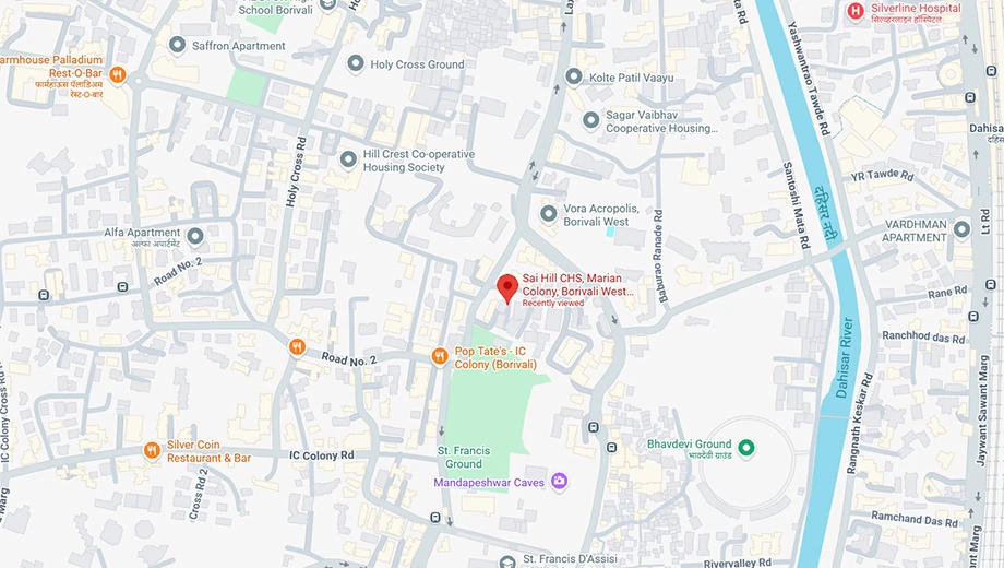 Location of TGV Borivali Sai Hill CHS in Borivali West, Mumbai - Image 373856
