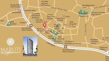 Location of Om Maruti Residency - Image 377915