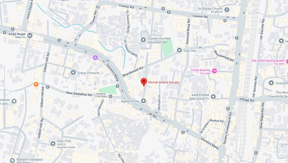 Location of Aditya Nirmal Anand CHS in Andheri West, Mumbai - Image 373841